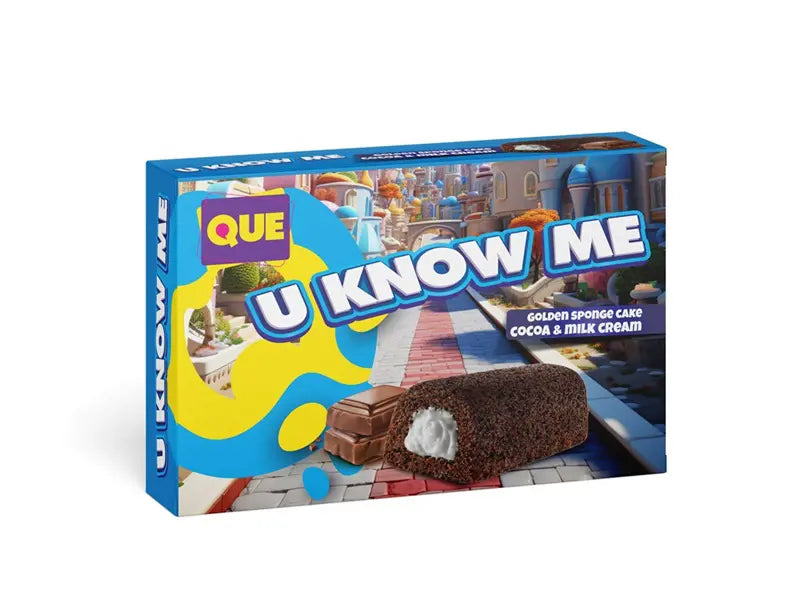 Que Wafer U Know me Rolls Milk 18x100g