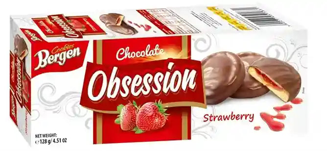 Bergen Obsession Strawberry 18x128g