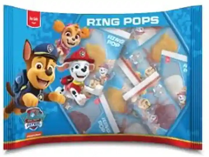 FunLab Paw Patrol Ring Pops 24x60g