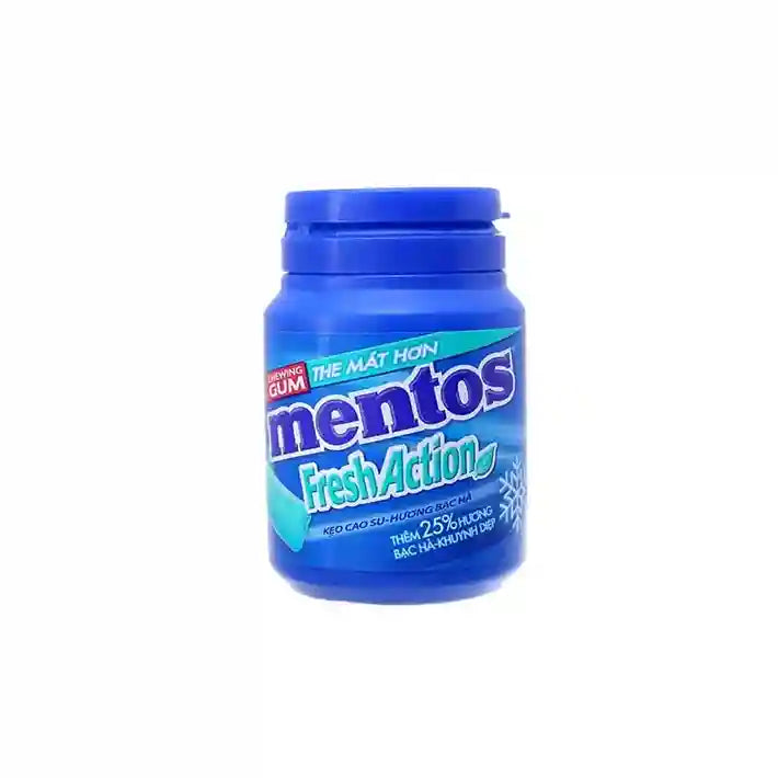 Mentos Fresh Action Chewing Gum Display (6x56g)