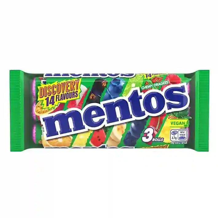 Mentos Discovery 3er Pack 25x114g